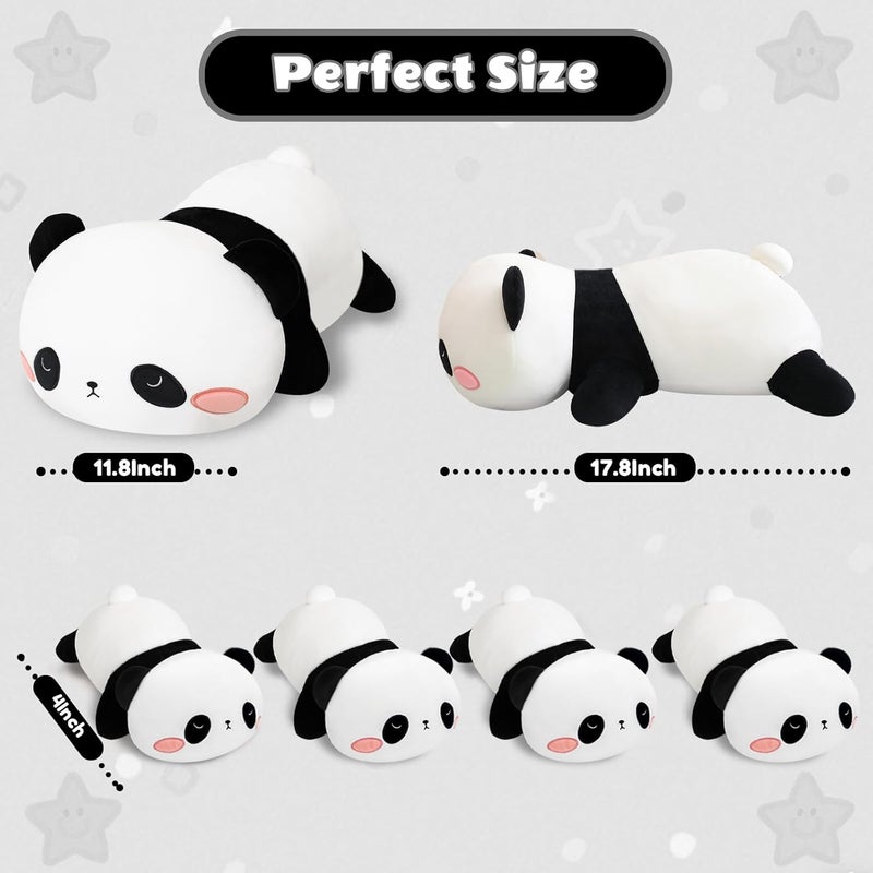 SQEQE Panda Stuffed Animals with Babies Inside Belly - 1 Mommy Stuffed Panda with 4 Cute Babies Plushie Gifts Ideal for Kids and Adults - Image 3